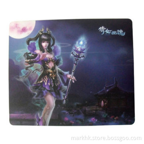 Mouse Pad, Made of Cloth + 2mm Natural Rubber + Four Color Print